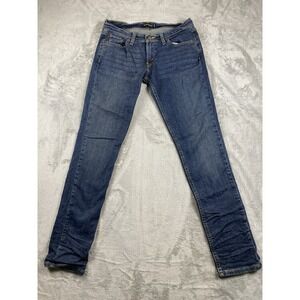 Levis 524 Jeans Womens 9M Too Superlow  Dark Wash DenimY2K Retro Unique Red Tag